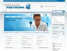 Tablet Screenshot of elearning.connaissance-network.com